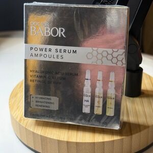 Doctor Babor • Power Serum • Set of 3 Ampoules • H Acid • Vit C • Retinol • New